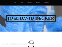 Tablet Screenshot of joelddecker.wordpress.com