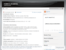 Tablet Screenshot of fabiolavareda.wordpress.com