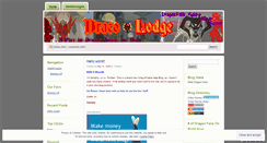 Desktop Screenshot of dracolodge.wordpress.com