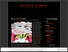 Tablet Screenshot of hidefaudio.wordpress.com