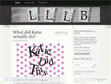 Tablet Screenshot of littleladylookbook.wordpress.com