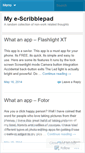 Mobile Screenshot of myescribblepad.wordpress.com