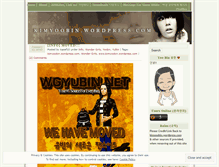 Tablet Screenshot of kimyoobin.wordpress.com