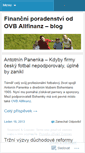Mobile Screenshot of ovballfinanz.wordpress.com