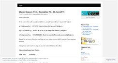 Desktop Screenshot of dolphinsnetball.wordpress.com