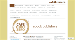 Desktop Screenshot of cafethreezero.wordpress.com