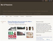 Tablet Screenshot of bizandpassions.wordpress.com