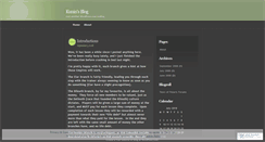 Desktop Screenshot of kunin.wordpress.com