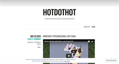 Desktop Screenshot of hotdothot.wordpress.com