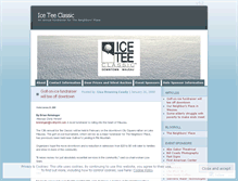 Tablet Screenshot of iceteeclassic.wordpress.com
