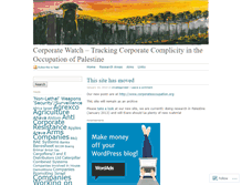 Tablet Screenshot of corporateoccupation.wordpress.com