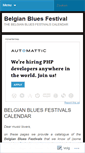 Mobile Screenshot of belgianbluesfestivals.wordpress.com