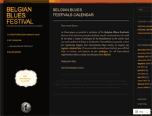 Tablet Screenshot of belgianbluesfestivals.wordpress.com