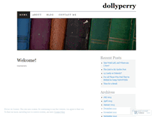 Tablet Screenshot of dollyperry.wordpress.com