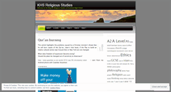 Desktop Screenshot of khsrs.wordpress.com