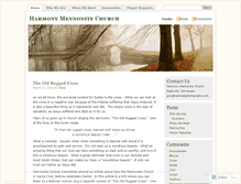 Tablet Screenshot of harmonymennonite.wordpress.com