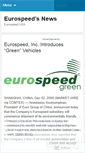 Mobile Screenshot of eurospeed.wordpress.com