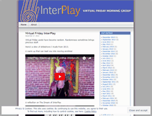 Tablet Screenshot of interplayfriday.wordpress.com