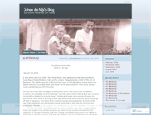 Tablet Screenshot of johandenijs.wordpress.com