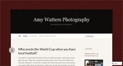 Desktop Screenshot of amywatters.wordpress.com