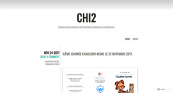 Desktop Screenshot of chi2.wordpress.com