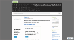 Desktop Screenshot of bengkelpc.wordpress.com