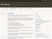 Tablet Screenshot of diyiphones.wordpress.com