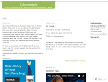 Tablet Screenshot of colourmejade.wordpress.com