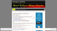 Desktop Screenshot of mensagensevangelicas.wordpress.com
