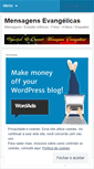 Mobile Screenshot of mensagensevangelicas.wordpress.com