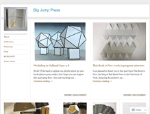 Tablet Screenshot of bigjumppress.wordpress.com