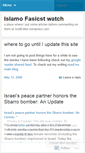 Mobile Screenshot of islamofasicstwatch.wordpress.com