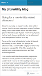 Mobile Screenshot of myinfertilityblog.wordpress.com