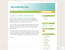 Tablet Screenshot of myinfertilityblog.wordpress.com