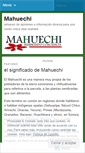 Mobile Screenshot of mahuechi.wordpress.com