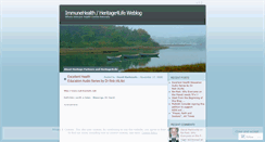 Desktop Screenshot of immunehealth.wordpress.com