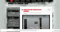 Desktop Screenshot of progettocinema2010.wordpress.com