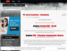 Tablet Screenshot of diariofalcoeiro.wordpress.com