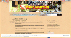 Desktop Screenshot of kangmartho.wordpress.com