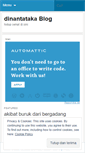 Mobile Screenshot of dinantataka.wordpress.com
