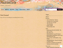 Tablet Screenshot of pauldecirce.wordpress.com