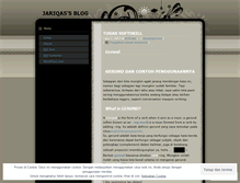 Tablet Screenshot of jariqas.wordpress.com