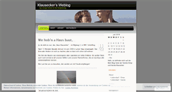 Desktop Screenshot of klausecker.wordpress.com