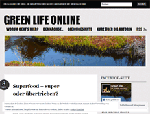 Tablet Screenshot of greenlifeonline.wordpress.com
