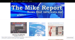 Desktop Screenshot of mikereport.wordpress.com