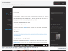 Tablet Screenshot of finetimes.wordpress.com