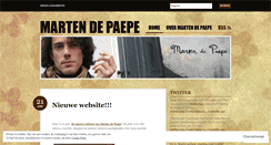 Desktop Screenshot of martendepaepe.wordpress.com