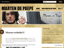 Tablet Screenshot of martendepaepe.wordpress.com