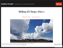 Tablet Screenshot of homelyplanet.wordpress.com