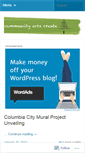 Mobile Screenshot of communityartscreate.wordpress.com